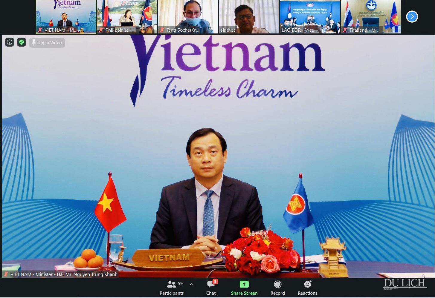 Tổng cục trưởng Tổng cục Du lịch Nguyễn Trùng Khánh tham dự và phát biểu tại Hội nghị Bộ trưởng Du lịch ASEAN lần thứ 24